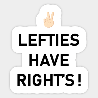 international lefthanders day Sticker